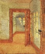 Anna Ancher House interior oil painting